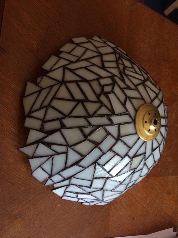 Unique Big Stained Glass lamp shades to order