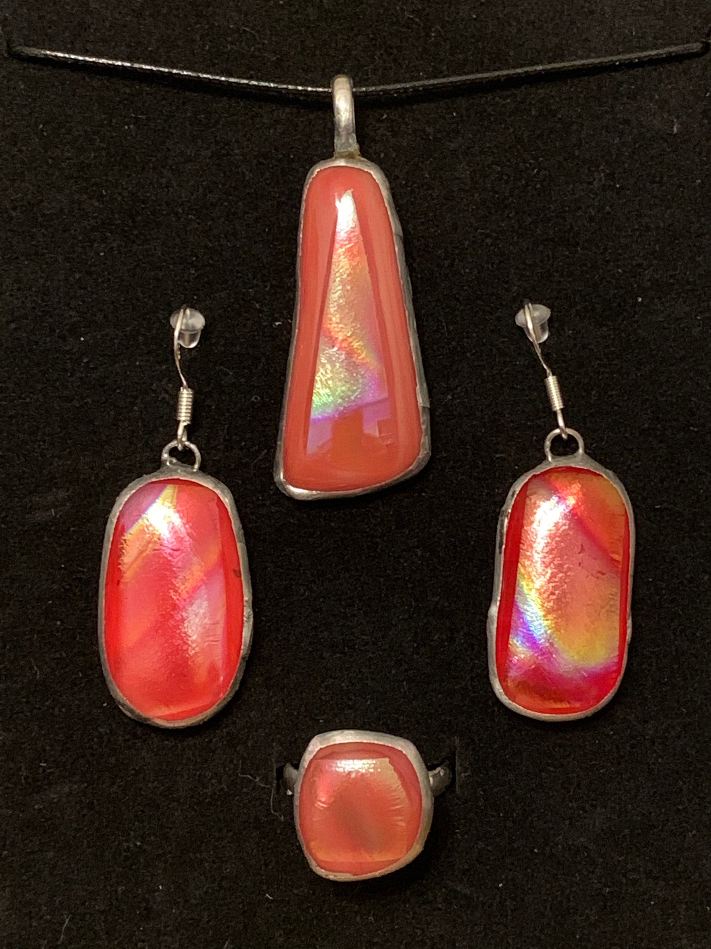 Fusing Glass set with Dichroic glass