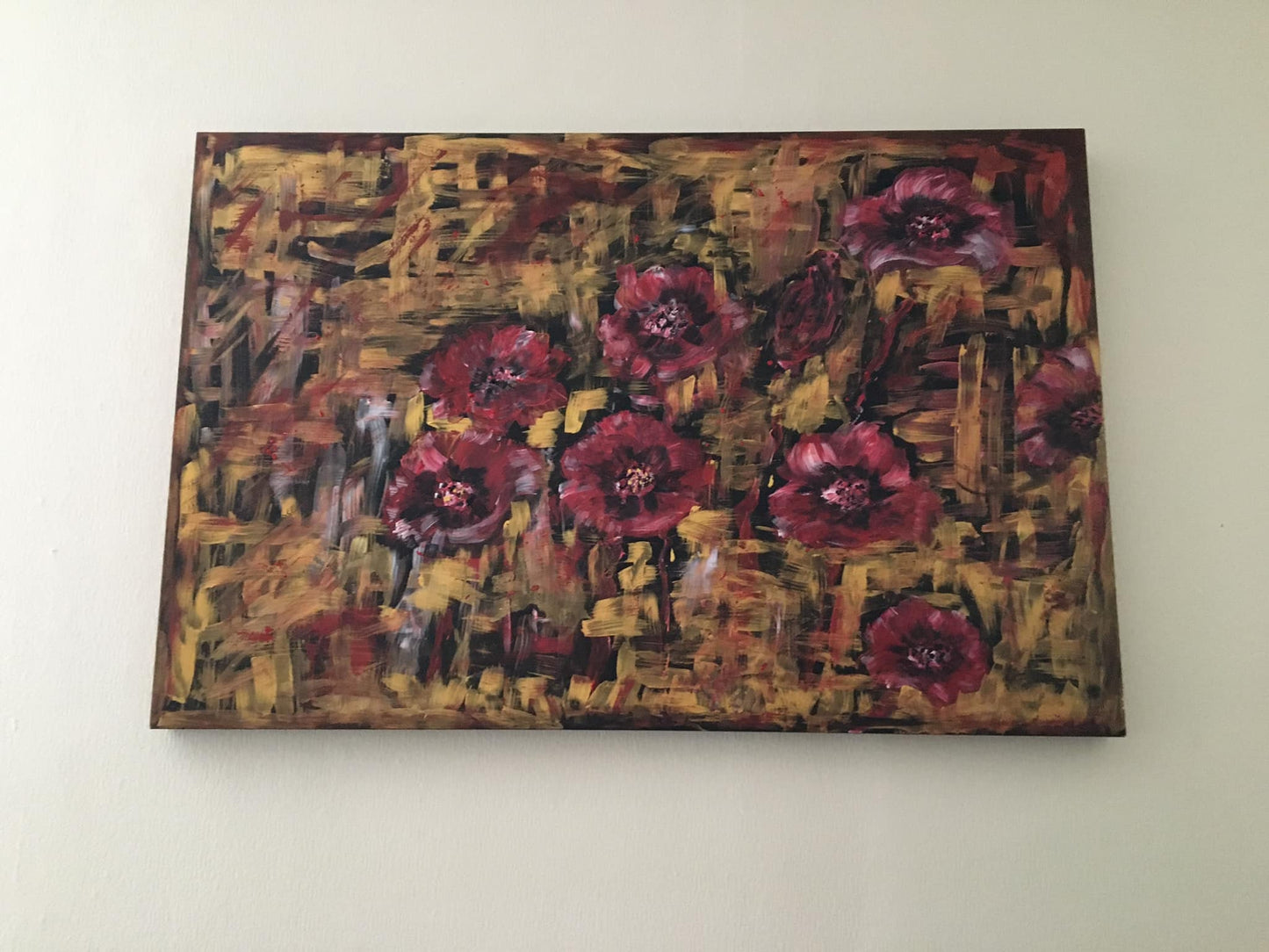 Poppies on the golden field