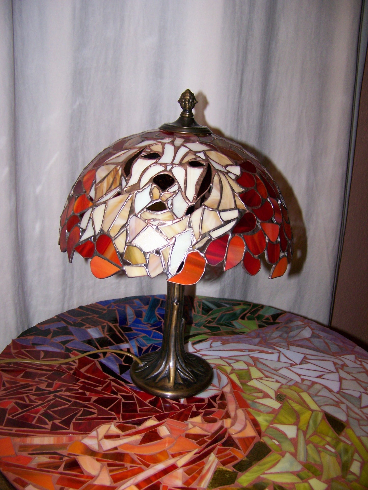 Unique Big Stained Glass lamp shades to order
