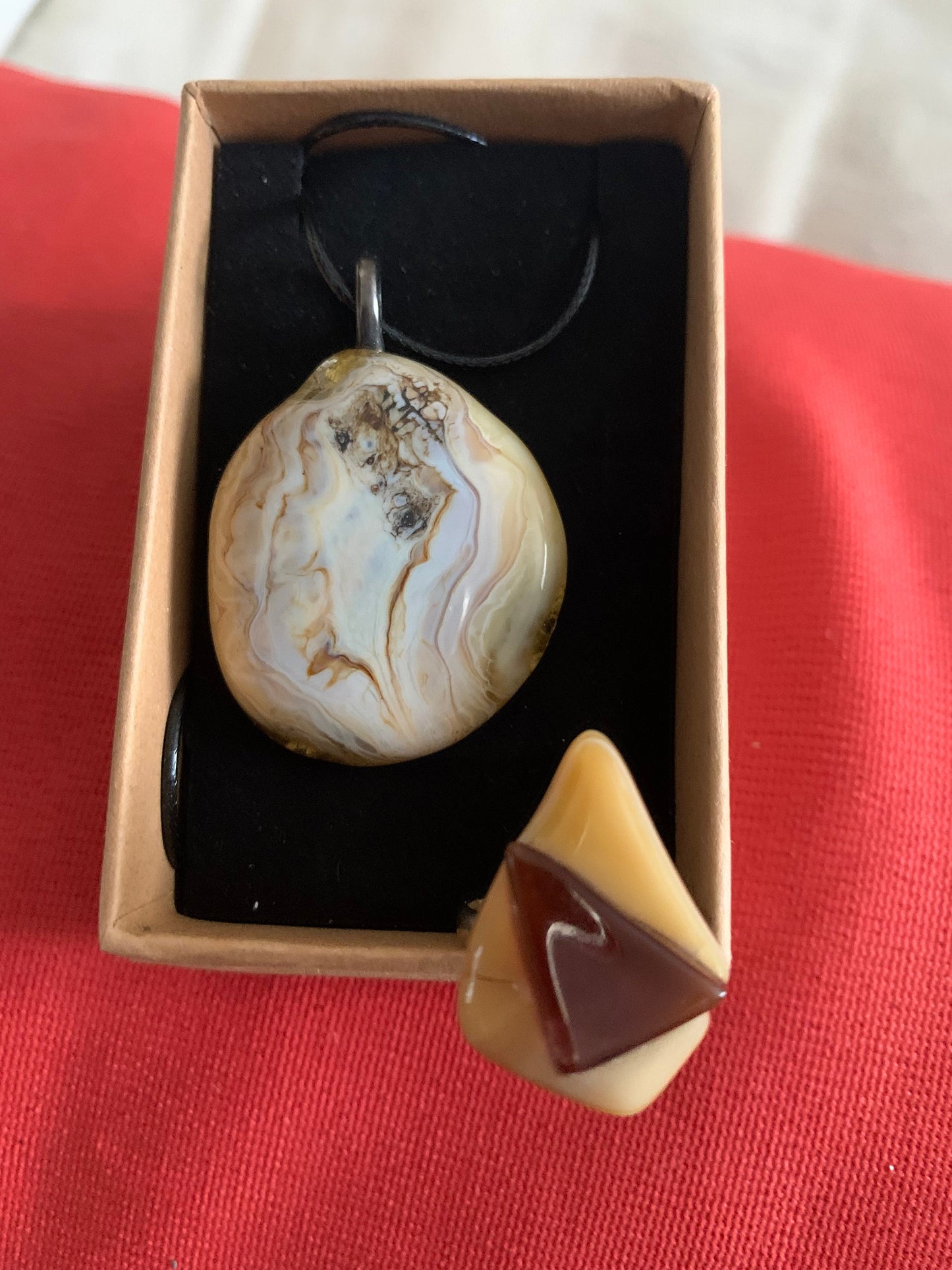 Jewellery set - fusing glass