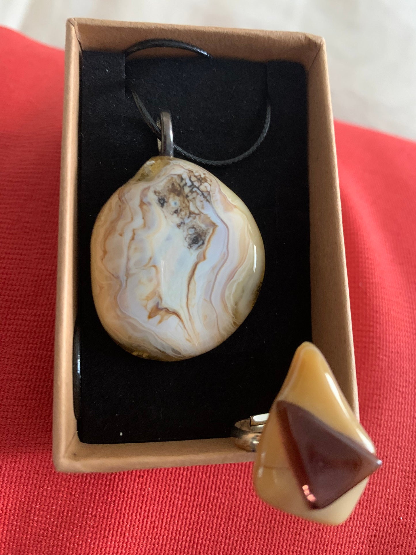 Jewellery set - fusing glass