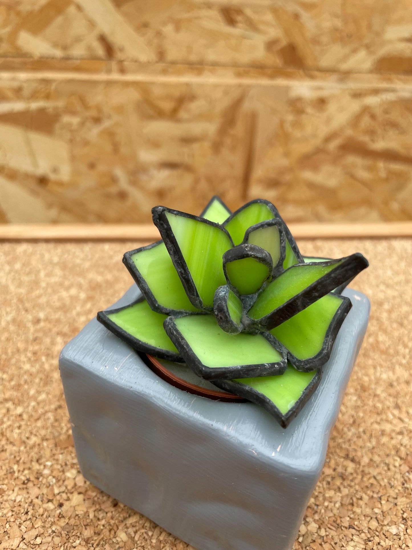Stained glass succulent