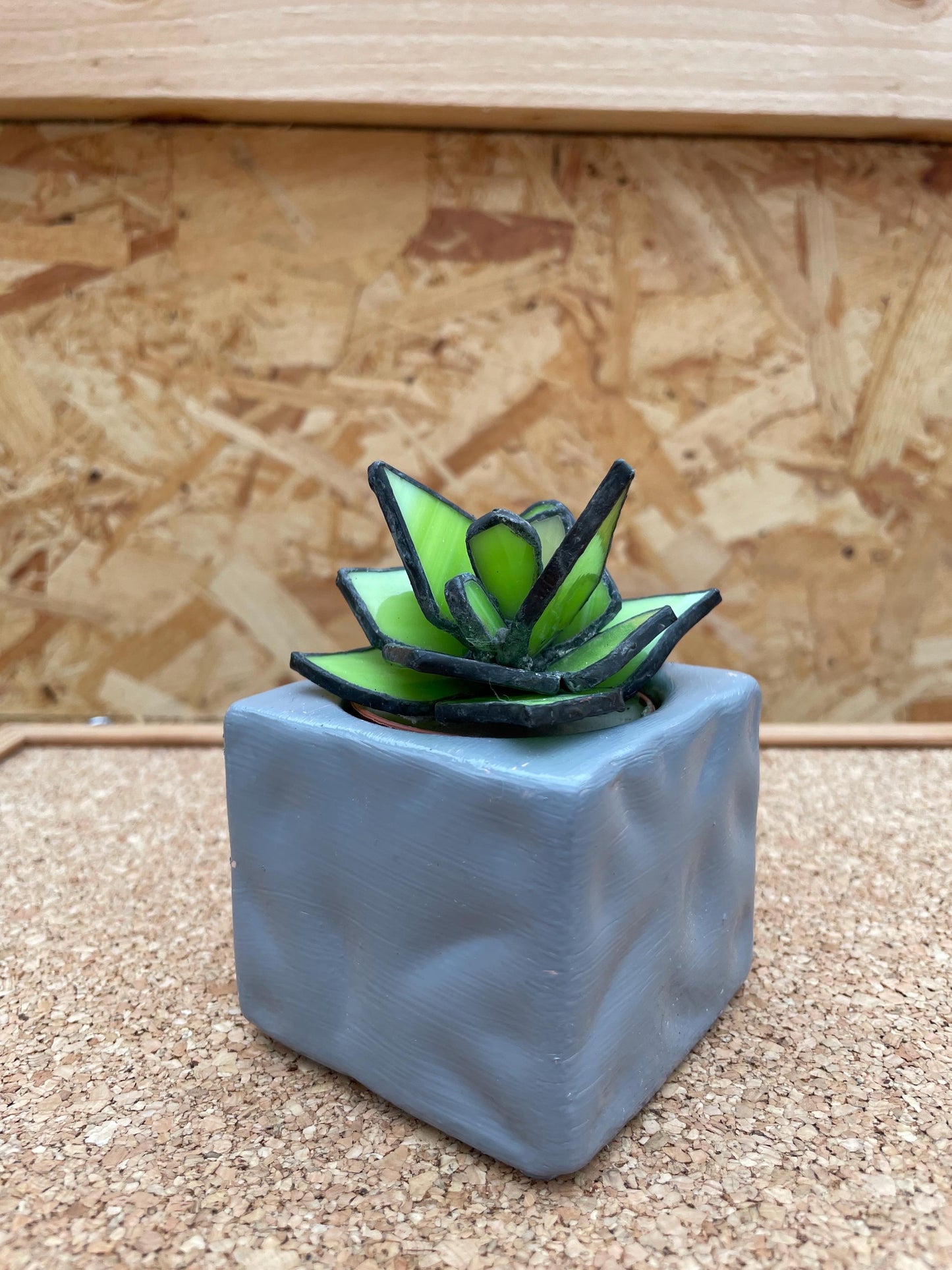 Stained glass succulent