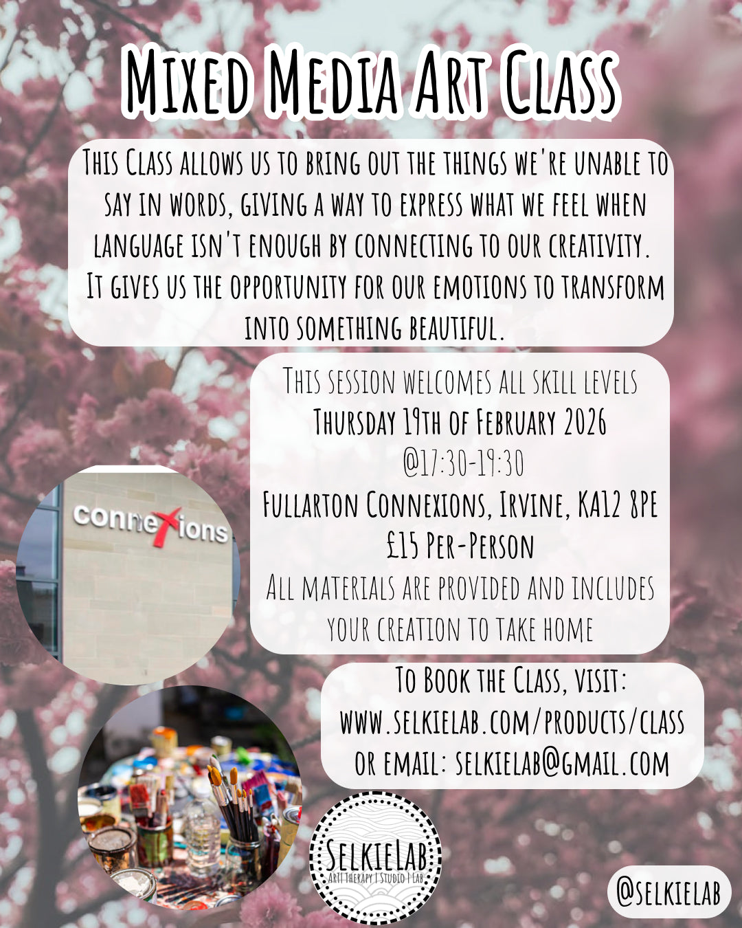 X Mixed Media Art Lab - 19th February 2026  X