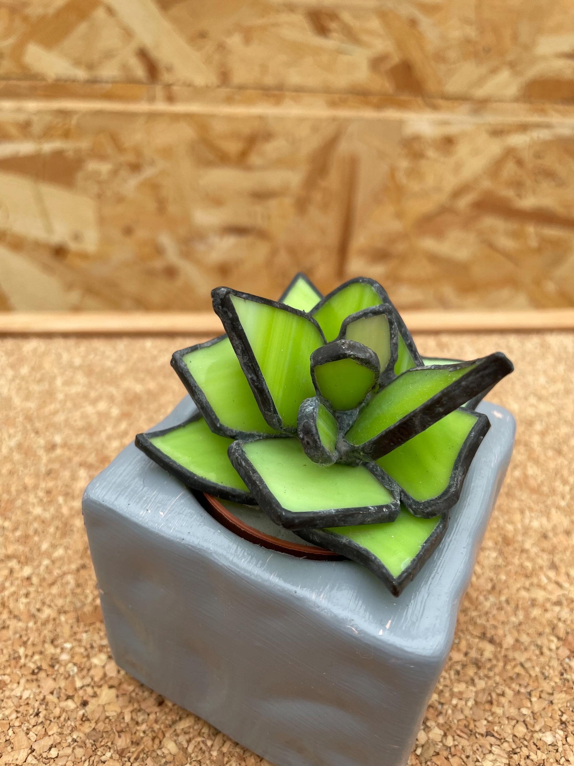 Stained glass succulent