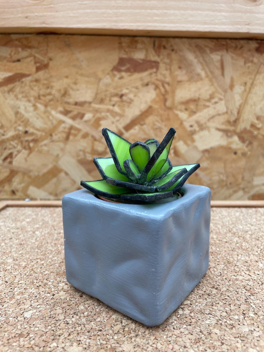 Stained glass succulent
